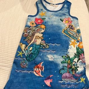 Baby Sara girls mermaid racer back dress size 5